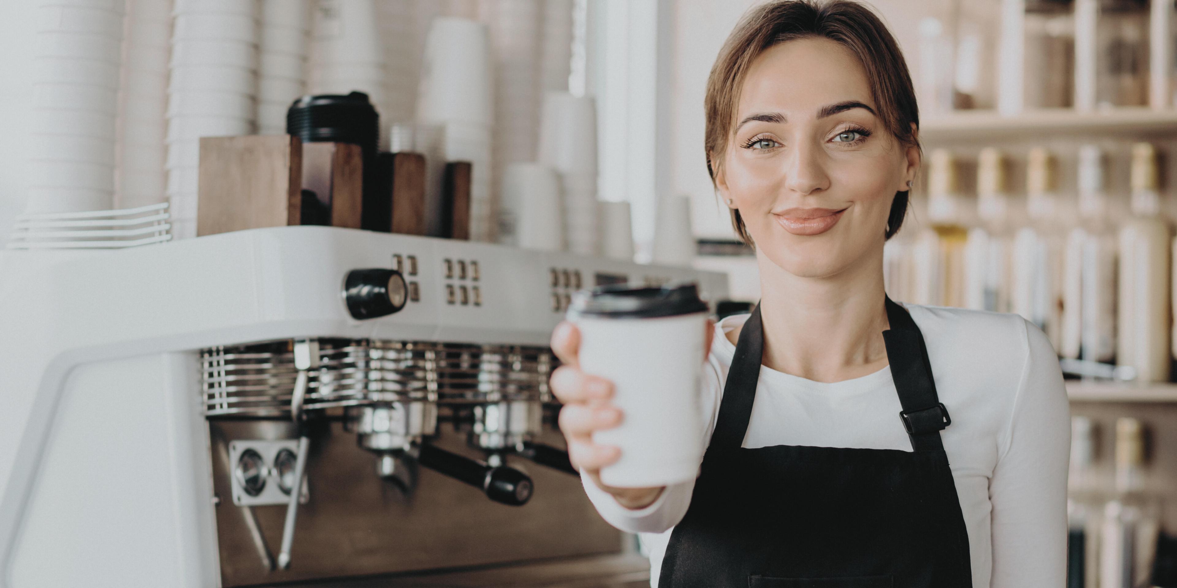 Barista Im Café